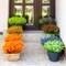 Artificial Flowers for Outdoors Plants - 20 Bundles Fake Lavender Plastic Faux Monkey Grass UV Resistant for Home Decorations (20, Red)